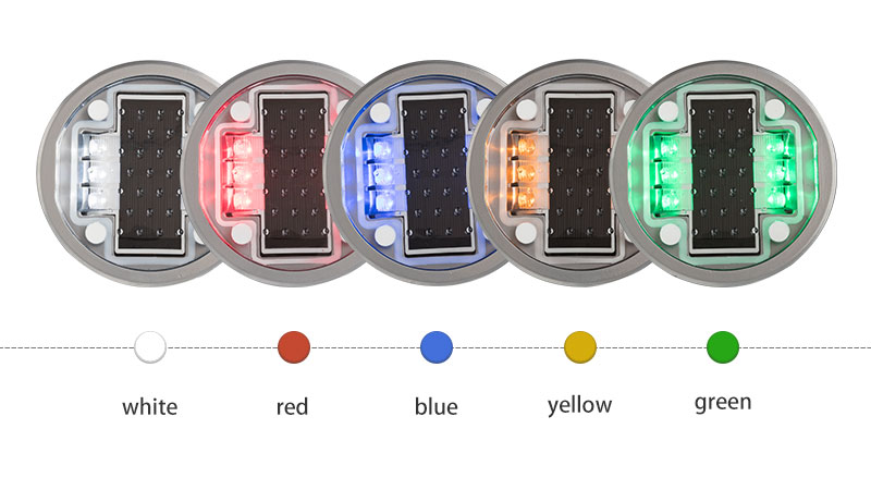 Embedded Aluminum LED Road Stud for Road color