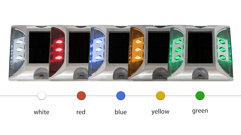 Aluminum LED Road Stud color